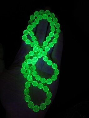 Fire polished UG bead necklace